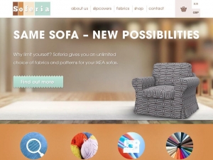 Soferia - amazing covers for IKEA sofas
